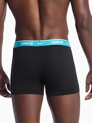 Nike Black Dri-FIT Essential Cotton Stretch Boxer Trunks 5 Pack - Image 2 of 4