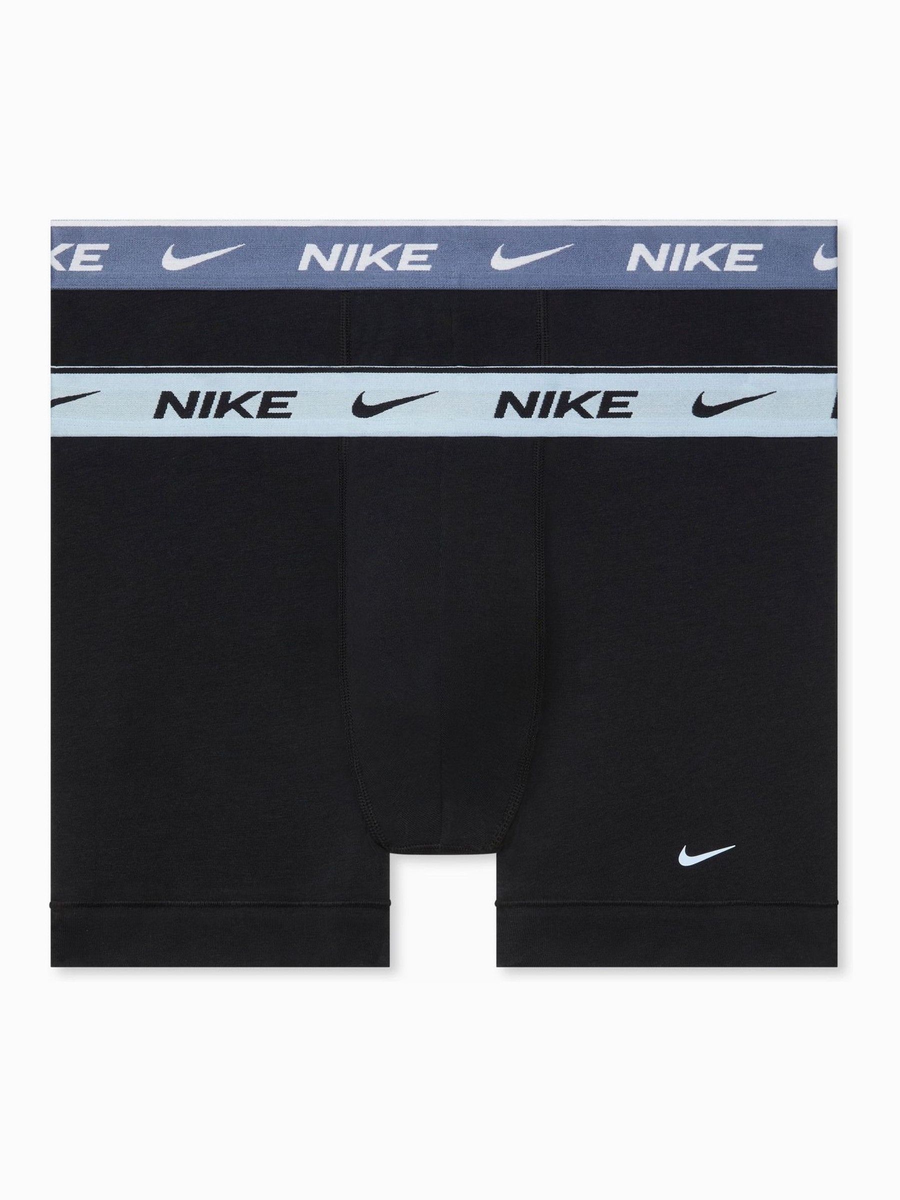 Nike Mens Essential Cotton Stretch Dri-FIT 2 Pack Trunks, Black, Size 2Xl, Men - Image 2