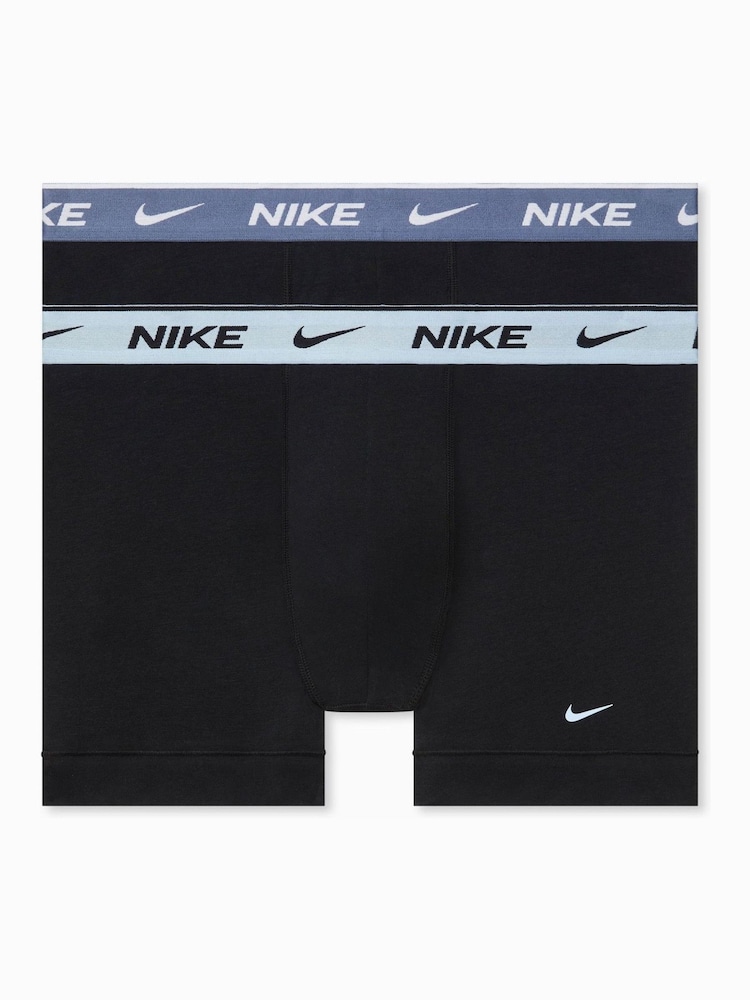 Ciemnoszare - Nike Dri-FIT Essential Cotton Stretch Boxer Trunks 2 Pack - Obraz 1 z 4 Ciemnoszare - Nike Dri-FIT Essential Cotton Stretch Boxer Trunks 2 Pack - Obraz 1 z 4