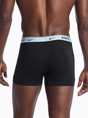 Ciemnoszare - Nike Dri-FIT Essential Cotton Stretch Boxer Trunks 2 Pack - Obraz 3 z 4