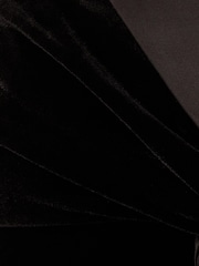 Adrianna Papell Velvet Tuxedo Black Gown - Image 7 of 7