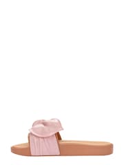 Melissa Natural Viktor and Rolf Beach Knot Blush Slides - Image 1 of 5