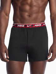 Nike Red/Blue/Yellow Essential Cotton Stretch Boxer Trunks 3 Pack - Image 2 of 4