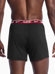 Nike Red/Blue/Yellow Essential Cotton Stretch Boxer Trunks 3 Pack - Image 4 of 4