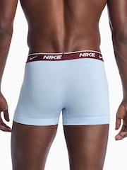 Nike Blue Dri-FIT Essential Cotton Stretch Boxer Trunks 3 Pack - Image 3 of 3
