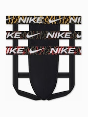 Nike Grey Essential Micro Jockstrap Briefs 3 Pack - Image 1 of 1