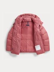 Polo Ralph Lauren Pink Down Logo Puffer Jacket - Image 7 of 8