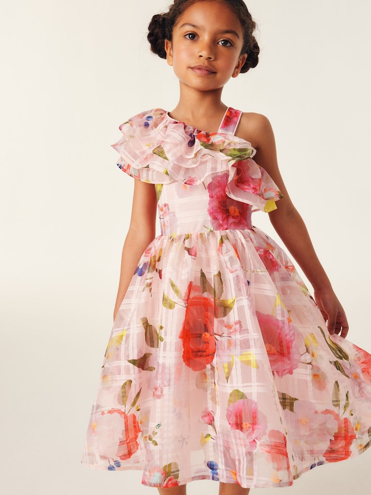 Baker by Ted Baker Floral One Shoulder Burnout Dress - Image 1 of 10