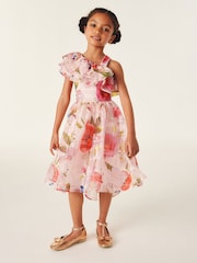 Baker by Ted Baker Floral One Shoulder Burnout Dress - Image 2 of 10