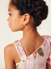 Baker by Ted Baker Floral One Shoulder Burnout Dress - Image 5 of 10