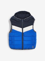 Blue Colourblock Gilet (3mths-7yrs) - Image 1 of 6
