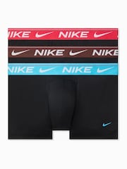 Nike Black Dri-FIT Ultra Comfort Boxer Trunk 3 Pack - Image 1 of 4