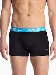 Nike Black Dri-FIT Ultra Comfort Boxer Trunk 3 Pack - Image 2 of 4