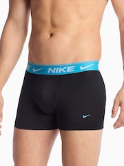Nike Black Dri-FIT Ultra Comfort Boxer Trunk 3 Pack - Image 3 of 4