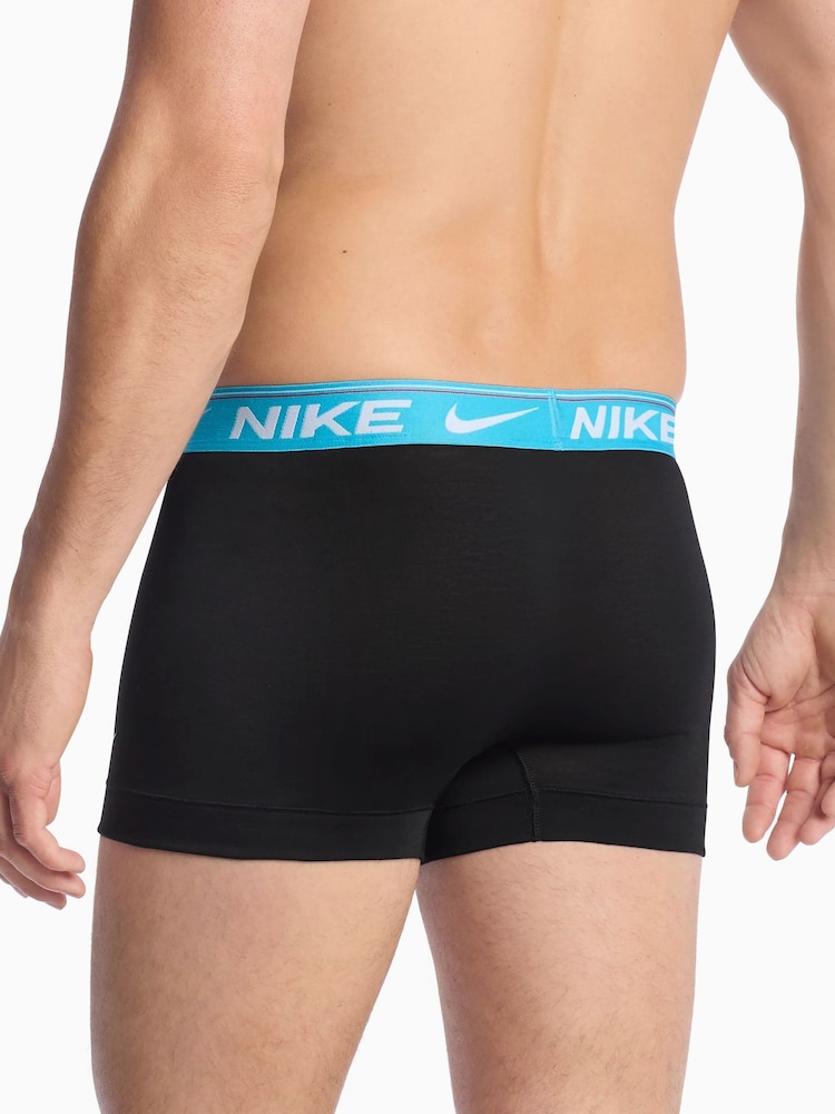 Nike Black Dri-FIT Ultra Comfort Boxer Trunk 3 Pack - Image 4 of 4 Nike Black Dri-FIT Ultra Comfort Boxer Trunk 3 Pack - Image 4 of 4