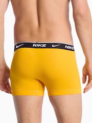 Nike Yellow Dri-FIT Essential Cotton Stretch Boxer Trunks 5 Pack - Image 5 of 6
