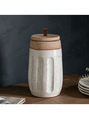 Gallery Home White Natural Fairfax Jar - Image 1 of 5