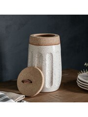 Gallery Home White Natural Fairfax Jar - Image 2 of 5