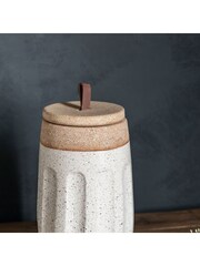 Gallery Home White Natural Fairfax Jar - Image 3 of 5