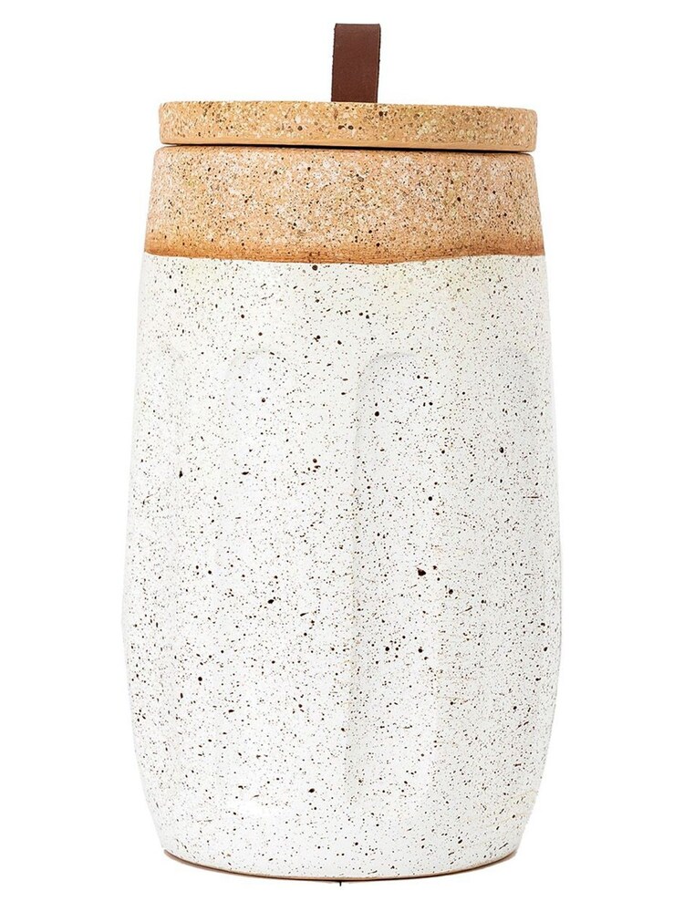 Gallery Home White Natural Fairfax Jar - Image 5 of 5