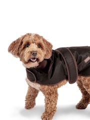 FatFace Brown Sussex Wax Dog Coat - Image 1 of 3