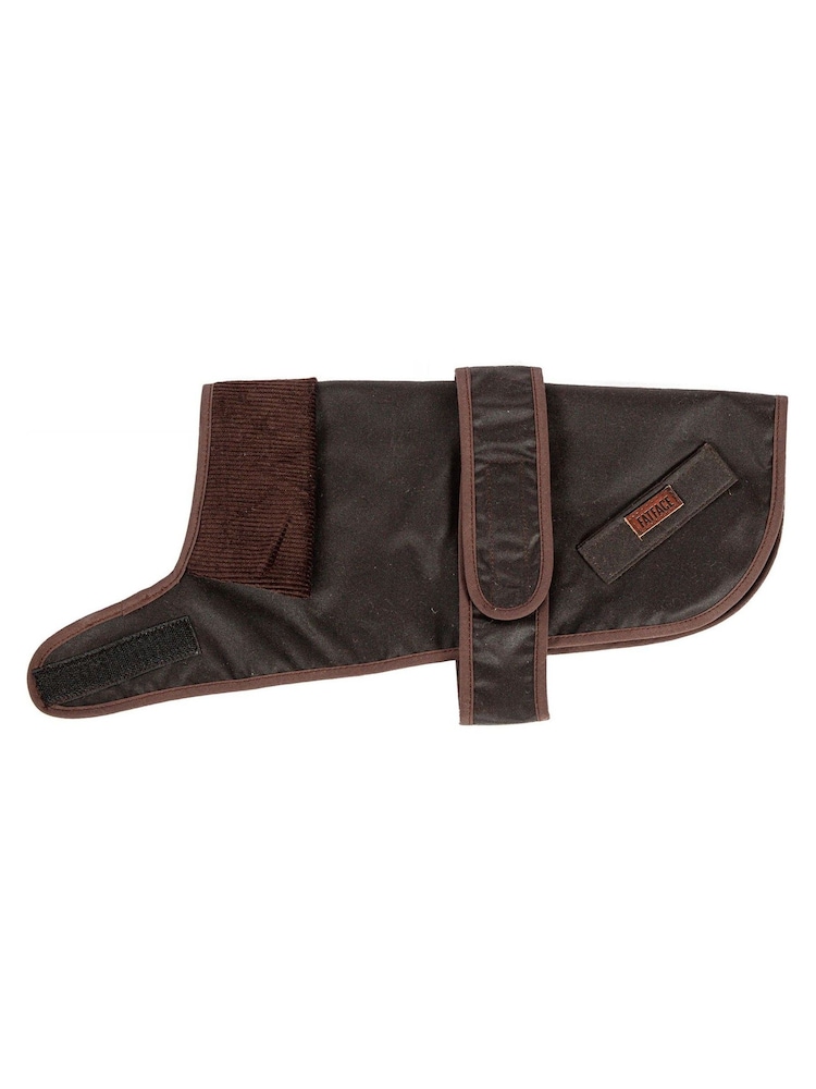 FatFace Brown Sussex Wax Dog Coat - Image 2 of 3