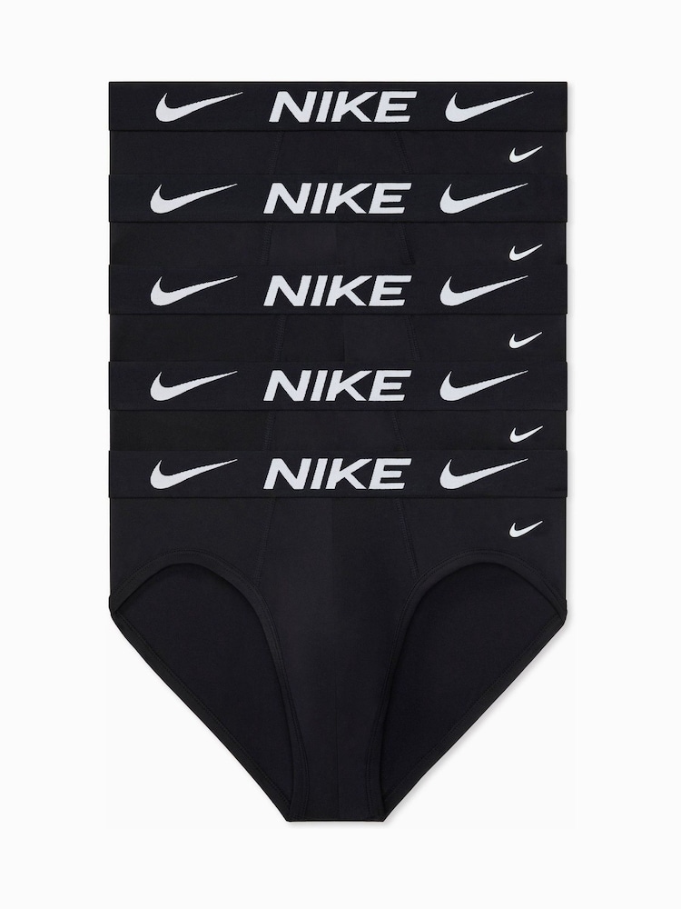 Nike Black Essential Micro Hip Briefs 3 Pack - Image 1 of 4