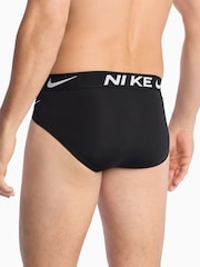 Nike Black Essential Micro Hip Briefs 3 Pack - Image 2 of 4
