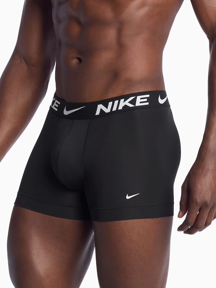 Nike Black Essential Micro Boxer Trunks 5 Pack - Image 4 of 4 Nike Black Essential Micro Boxer Trunks 5 Pack - Image 4 of 4