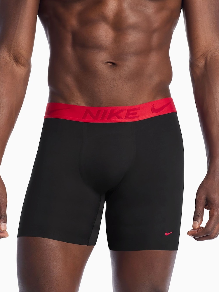 Nike Black Elite Micro Long Boxers - Image 1 of 4 Nike Black Elite Micro Long Boxers - Image 1 of 4