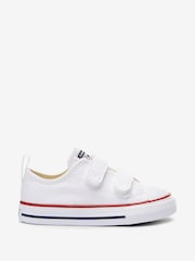 Converse White Chuck Taylor 2V Infant Trainers - Image 1 of 5