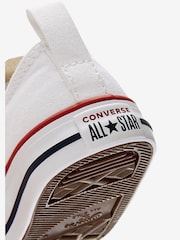 Converse White Chuck Taylor 2V Infant Trainers - Image 5 of 5