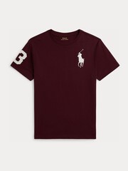 Polo Ralph Lauren Red Varsity Logo Jersey T-Shirt - Image 1 of 2