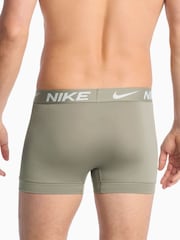 Nike Green Essential Micro Boxer Trunks 3 Pack - Image 3 of 4