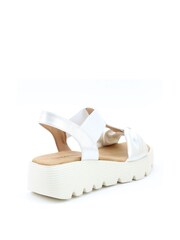 Heavenly Feet Ladies Vegan Friendly Comfort White Sandals - Image 3 of 3