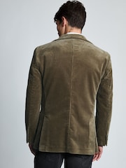 Brook Taverner Brown Corduroy Stretch Cotton Jacket - Image 3 of 6