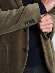 Brook Taverner Brown Corduroy Stretch Cotton Jacket - Image 6 of 6