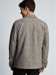 Brook Taverner Brown Prince of Wales Check Overshirt - Image 3 of 6