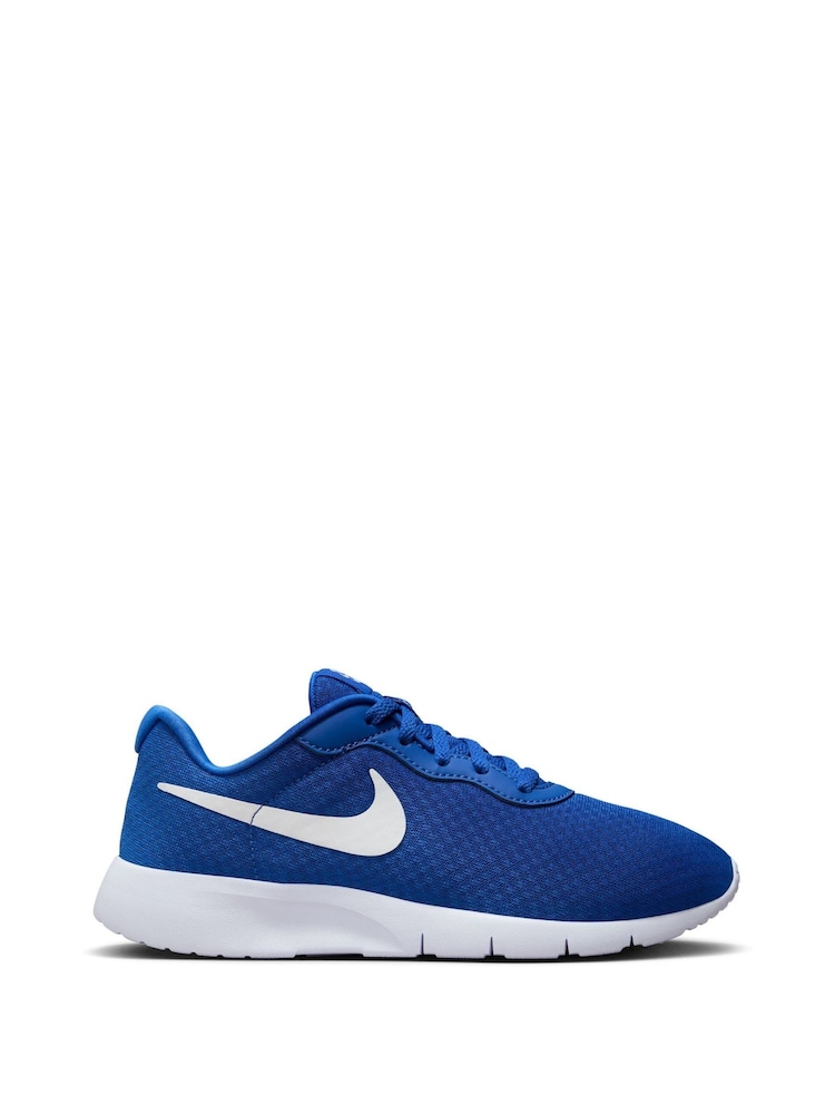 Nike Blue Youth Tanjun GO Trainers - Image 1 of 11