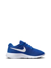 Nike Blue Youth Tanjun GO Trainers - Image 3 of 11