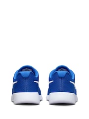 Nike Blue Youth Tanjun GO Trainers - Image 7 of 11