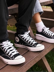 Converse Black All Star Move Chuck Ox Platform Trainers - Image 13 of 21