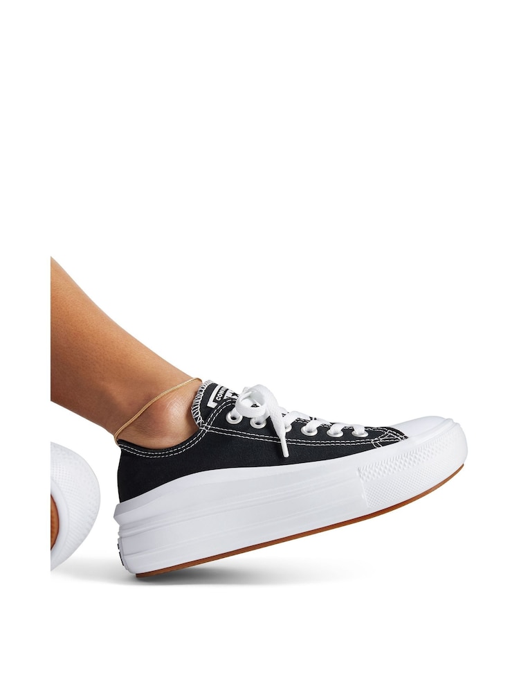 Converse Black All Star Move Chuck Ox Platform Trainers - Image 14 of 21