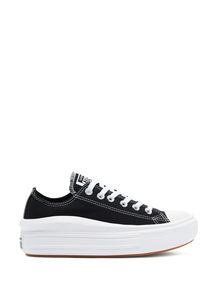 Converse Black All Star Move Chuck Ox Platform Trainers - Image 15 of 21
