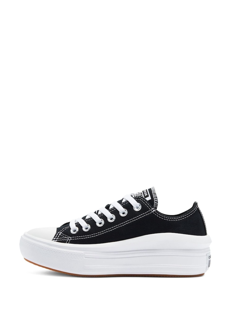 Converse Black All Star Move Chuck Ox Platform Trainers - Image 16 of 21
