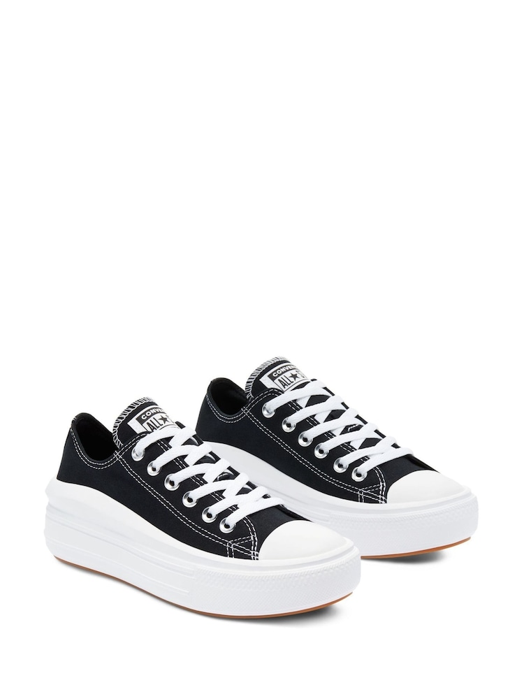Converse Black All Star Move Chuck Ox Platform Trainers - Image 17 of 21