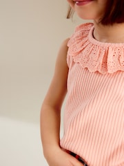 Pink Lace Collar Vest (3mths-7yrs) - Image 4 of 7