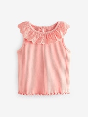 Pink Lace Collar Vest (3mths-7yrs) - Image 5 of 7