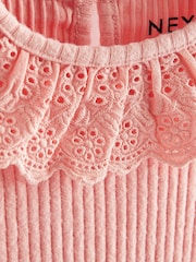 Pink Lace Collar Vest (3mths-7yrs) - Image 7 of 7