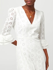 Aspiga Victoria Broderie White Dress - Image 7 of 8